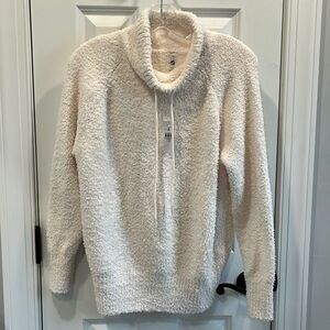 NWT Loft Lou & Grey Cream White Fuzzy Sweater Top XS